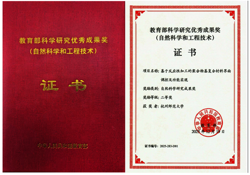 获奖证书